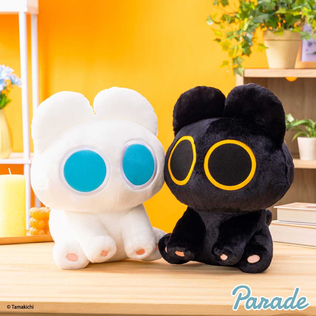 【娃娃機4月景品】しろろとくろろ BIGぬいぐるみ